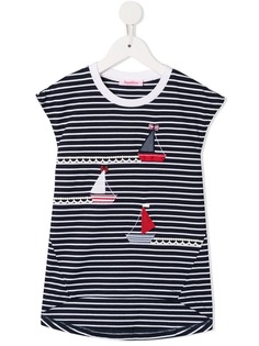 Familiar платье-футболка в полоску