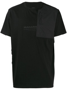 Maharishi logo print T-shirt