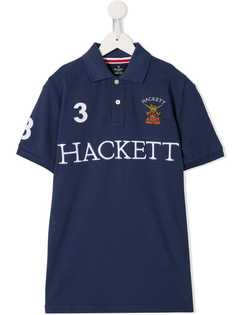 Hackett Kids рубашка-поло с принтом Army Polo Team