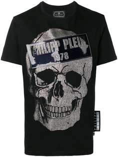 Philipp Plein футболка с принтом черепа