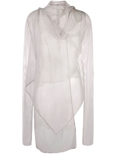 Rick Owens Lilies прозрачный жакет