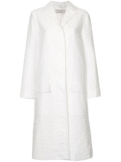 Nina Ricci фактурное однобортное пальто
