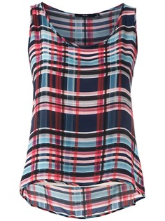 Magrella топ без рукавов в клетку