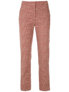 Egrey брюки прямого кроя с принтом