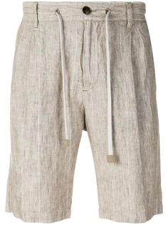 Eleventy шорты с поясом на шнурке