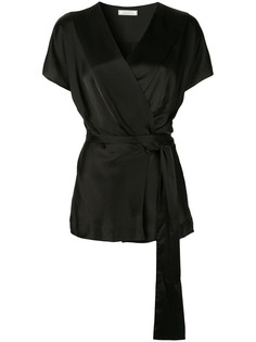 Nina Ricci блузка с поясом на завязке
