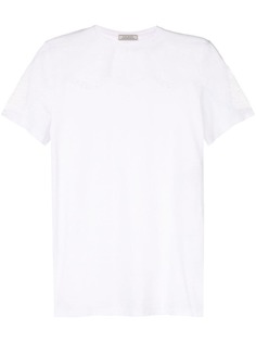 Nina Ricci футболка с кружевной вставкой