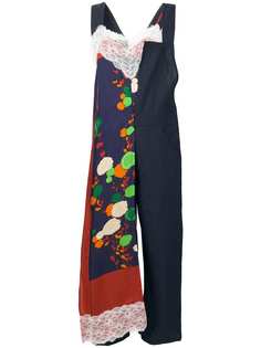 Junya Watanabe комбинезон в стиле пэчворк