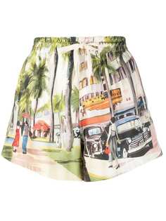 Monse шорты с принтом