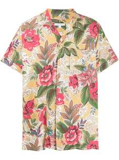 Engineered Garments рубашка с короткими рукавами и цветочным принтом
