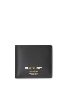 Burberry бумажник с принтом