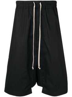 Rick Owens DRKSHDW спортивные шорты с низким шаговым швом