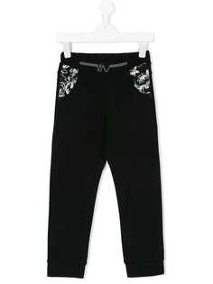 Young Versace спортивные брюки с карманами в стиле "барокко"