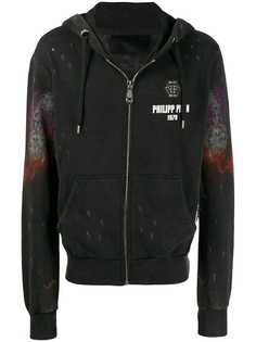 Philipp Plein Rock PP zipped hoodie