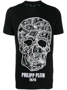 Philipp Plein dollar print T-shirt