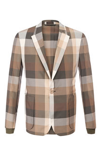 Пиджак из смеси хлопка и шелка Zegna Couture