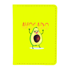 Обложка для паспорта LADY PINK Neon avocado