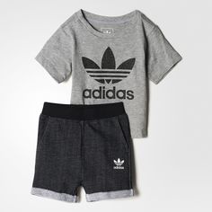 Комплект: футболка и шорты Trefoil adidas Originals