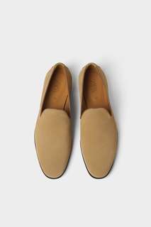 Leather loafers Zara
