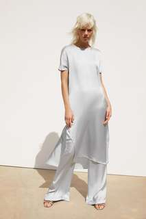 Платье из сатина Zara