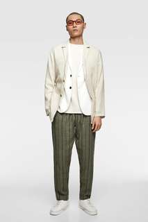 Пиджак из текстурной ткани Zara