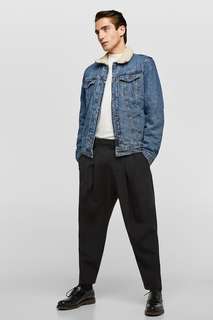 Комбинированная джинсовая куртка Zara