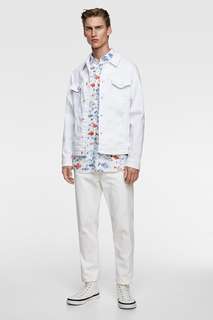 Рубашка с принтом «рыбы» Zara