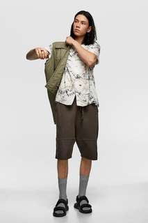 Рубашка с принтом тай-дай Zara