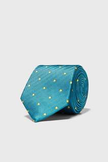 Широкий галстук в горошек Zara