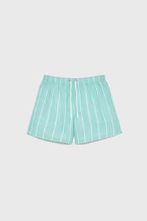 Купальник с принтом в полоску Zara