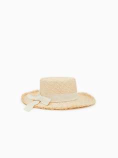 Соломенная шляпа с лентой Zara