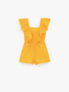 Комбинезон с вырезом и воланом Zara