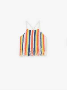 Топ с кружевом кроше Zara