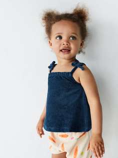 Топ из махровой ткани Zara