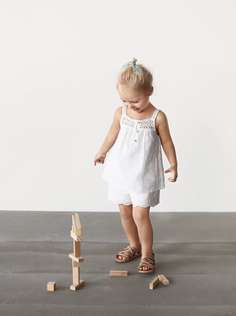 Топ с кружевом кроше Zara