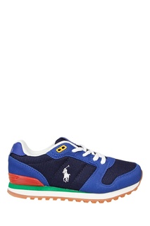 Синие комбинированные кроссовки Ralph Lauren Kids