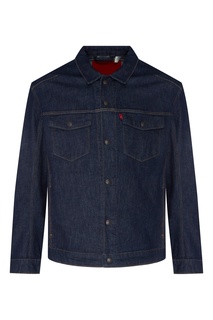 Темно-синяя джинсовая куртка Levis