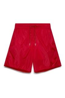 Красные шорты с эластичным поясом Moncler