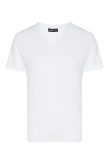 Базовая белая футболка с V-вырезом VAN Laack