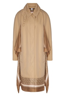 Хлопковый плащ с отделкой Burberry