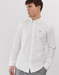 Оксфордская рубашка с воротником на пуговицах и логотипом French Connection - Белый