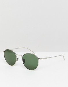 Круглые солнцезащитные очки Lacoste L202SPC - Серебряный