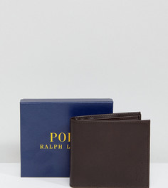 Классический кожаный бумажник коричневого цвета Polo Ralph Lauren эксклюзивно на ASOS - Коричневый