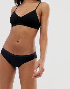 Черные спортивные влагонепроницаемые трусы Thinx - Черный
