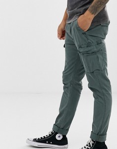 Серые брюки карго узкого кроя Superdry Surplus - Серый