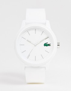 Белые часы с силиконовым ремешком Lacoste 12.12 - Белый