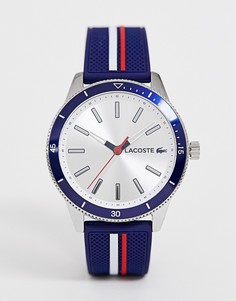 Темно-синие часы с силиконовым ремешком Lacoste Key West - Темно-синий