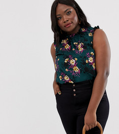 Топ без рукавов с цветочным принтом Oasis Curve - Мульти