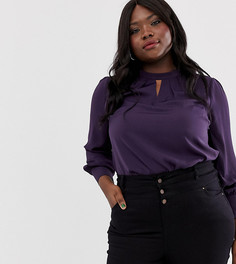 Блузка с вырезом капелькой Oasis Curve - Красный