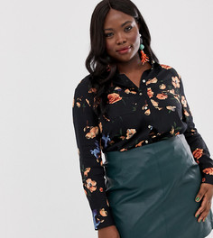 Блузка с цветочным принтом Oasis Curve - Мульти